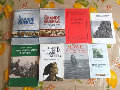 Lotto libri prima guerra - libri,