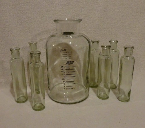Set bottiglie medicinali - set,