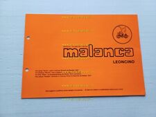 Malanca 50 Leoncino anni 70 catalogo ricambi telaio originale - FRAME LIST