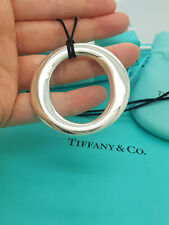 Tiffany & Co. RARISSIMA Collana XL LARGE 50mm Elsa Peretti Argento Sevillana 32"