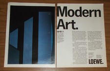 Rara Pubblicità Vintage LOEWE ART 17 24 28 32 TV - Modern Art 1988