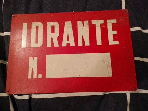 Cartello metallico vintage - cartello,