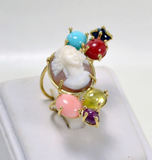 ANELLO IN ORO GIALLO 18 kt CON