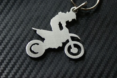 Motocross bike keyring trials - motocross,