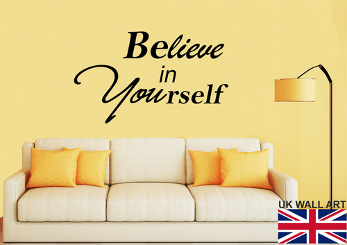 Adesivo wall art believe - wall,