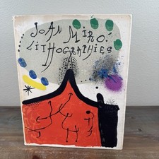 Joan Miro: Lithographs Volume 1 Copyright 1972 Tudor Publishing With Dust Cover