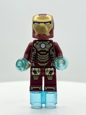 LEGO Marvel Iron Man Mark 42 Minifigure Armatura sh065 Supereroi Ritirati Sciolti