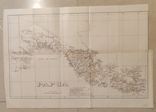 PAPUA CARTA GEOGRAFICA MAP