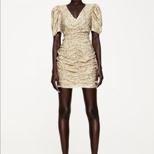 Abito paillettes drappeggiato