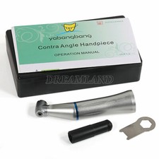 Dental Contrangolo manipolo Dentista interno Spray Push Button Contra Angle