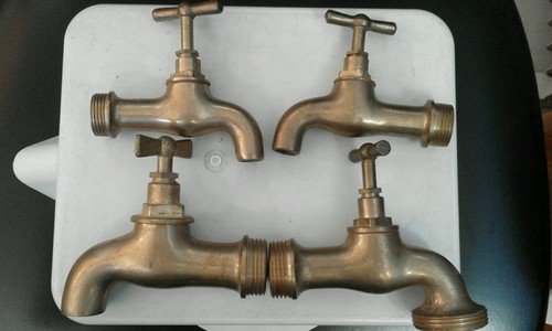 Rubinetto ottone vintage nuovi - ottone,