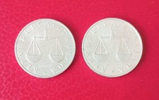 regno d'italia 2 monete de 1 L del 1955 e 1959
