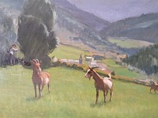 Cesare Tubino Dipinto Olio Su