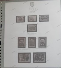 FOGLI D'ALBUM GBE BOLAFFI  - ISOLE JERSEY - ANNO 1969/80 ( PAGINE 33  )