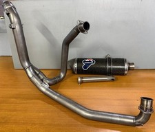 KIT SCARICO COMPLETO CARBONIO