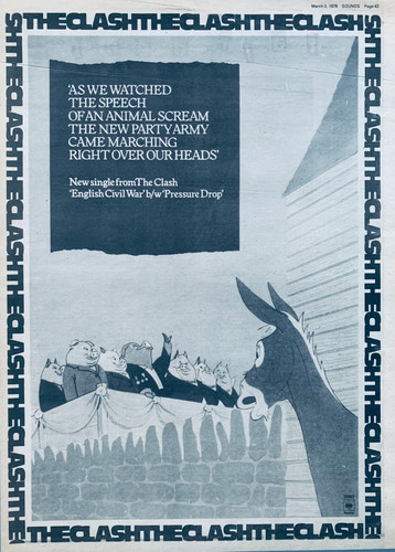 The clash 1979 poster vintage - 1979,