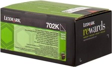 ORIGINAL Lexmark toner nero 702K 70C20K0 ~1000 Seiten cartuccia di stampa riutil