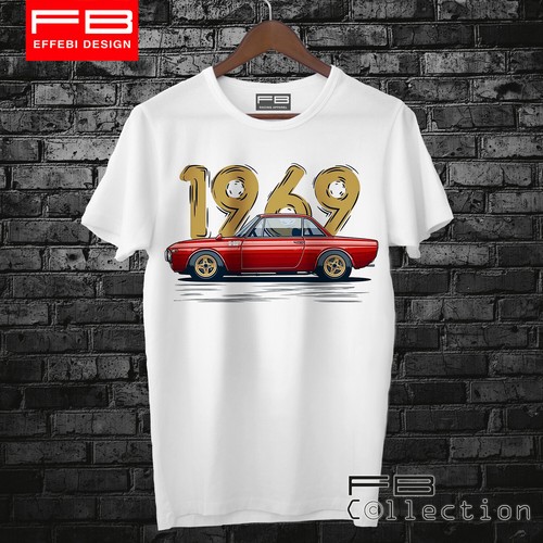 Shirt lancia fulvia 1969 - t-shirt, hf