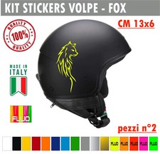 Kit 2 Adesivi volpe fox
