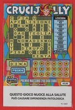 Gratta vinci lotteria - e,