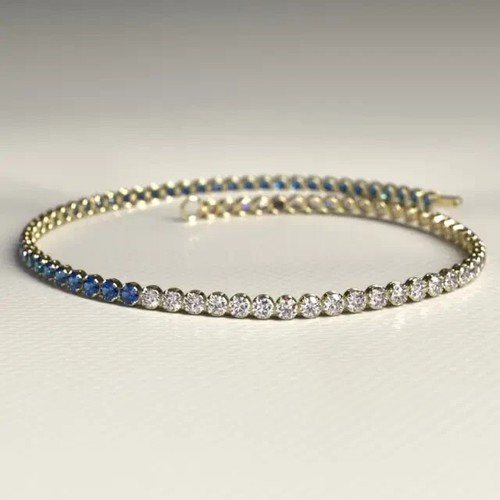 Bracciale tennis 9ct - bracciale,