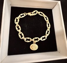 BRACCIALE LOGO FIRMATO GUCCI GG - Scatola e sacchetto antipolvere inclusi