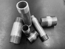 Nipplo doppio tubo zincato