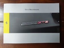 Ferrari 296 Gtb Libretto Uso E