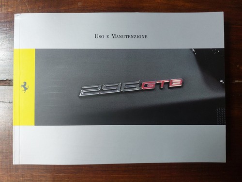 Ferrari 296 gtb libretto uso - 296,