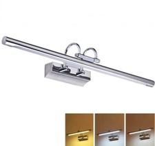 Applique da Specchio per Bagno Parete LED 40CM 58CM in Acciaio Inossidabile IP44