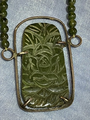Antica collana giada perle - antica, giada,