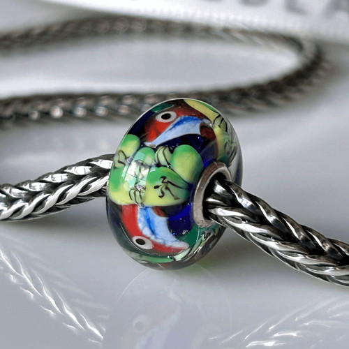 Trollbeads pesce arancione - trollbeads,