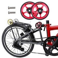 Bicicletta pieghevole Easy Wheel per Brompton ruota di spinta in alluminio adatt