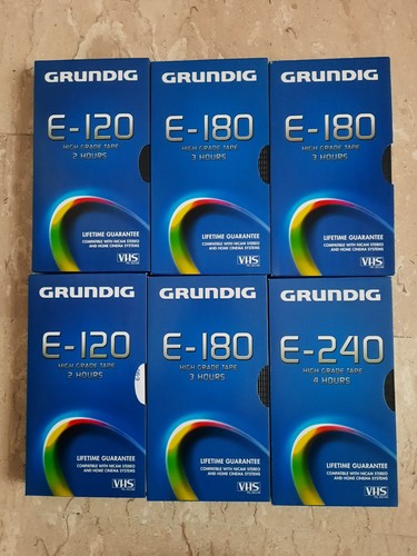 Videocassette vhs grundig - videocassette,