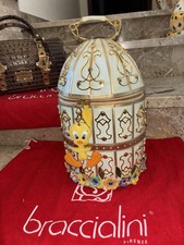 Rara Bellissima Borsa Donna Braccialini Temi Tema La Gabbia Di Titti Originale