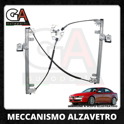 Meccanismo alzavetro anteriore - meccanismo,