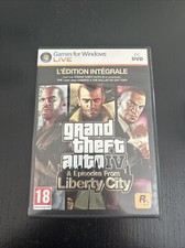 JEU PC CD ROM GRAND THEFT AUTO 4 L’ÉDITION INTÉGRALE LIBERTY CITY ÉPISODE FROM
