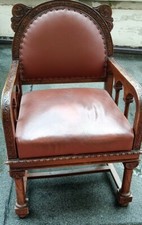 Sedia Presidenziale Da Ufficio Rifoderata