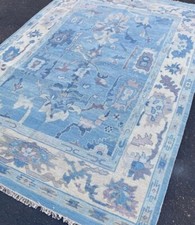 Tappeto contemporaneo 6x9 blu