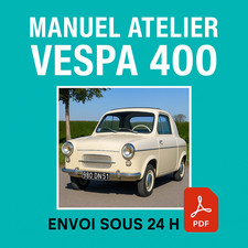 Manuel atelier vespa 400 - atelier,