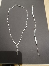 Collana e Bracciale Cesare Paciotti Argento.