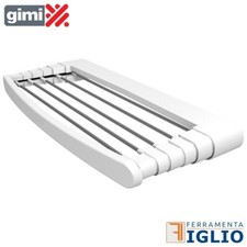 Stendibiancheria Stendino da Parete Telescopico Salvaspazio Telepack 70 cm GIMI