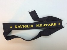 NAVIGLIO MILITARE FASCIA CAPPELLO BERRETTO MARINA MILITARE - REGIA MARINA WW2 ?