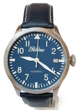Orologio Perseo 6781 automatic Nighthawk blu pilot watch oversize stainles steel