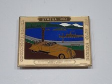 CONCORSO D'ELEGANZA STRESA 1996 PIASTRA PLACCA SMALTATA PER CALANDRA OMEA