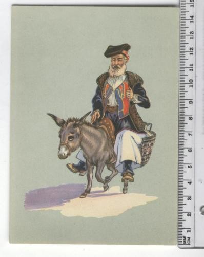 Cartolina tematica costume - -,
