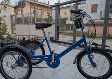 Bicicletta a tre ruote per