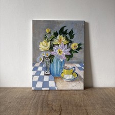 Dipinto da tavolo olio su tela