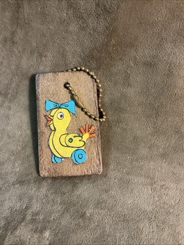 Portachiavi legno decoupage - portachiavi,