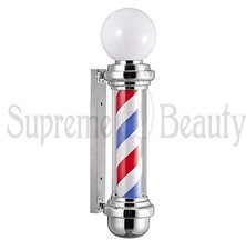 BARBER POLE INSEGNA CON SFERA